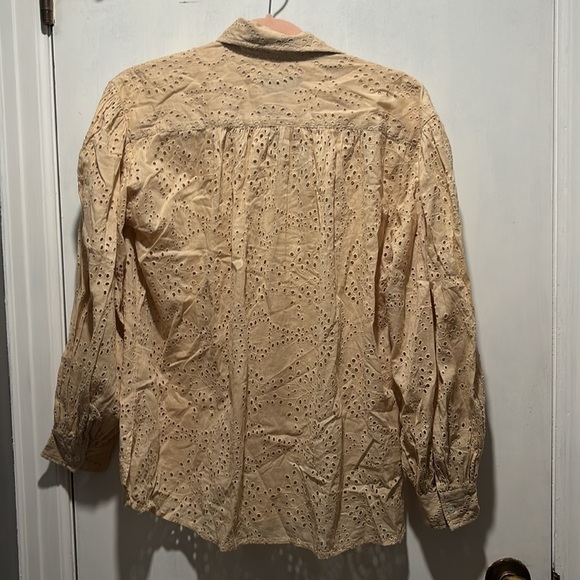 NILI LOTAN Andree eyelet button down blouse - Picture 5 of 5